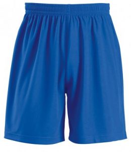 Pebsham BLUE PE SHORTS