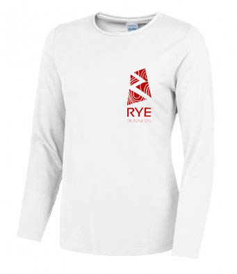 Rye Runners Ladies Cool Long Sleeve Wicking T-Shirt - Image 2