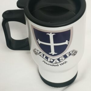Premium Travel Mug With Stainless Steel Inner - Malpas FC