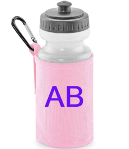 Quadra Water Bottle and Holder Classic Pink
